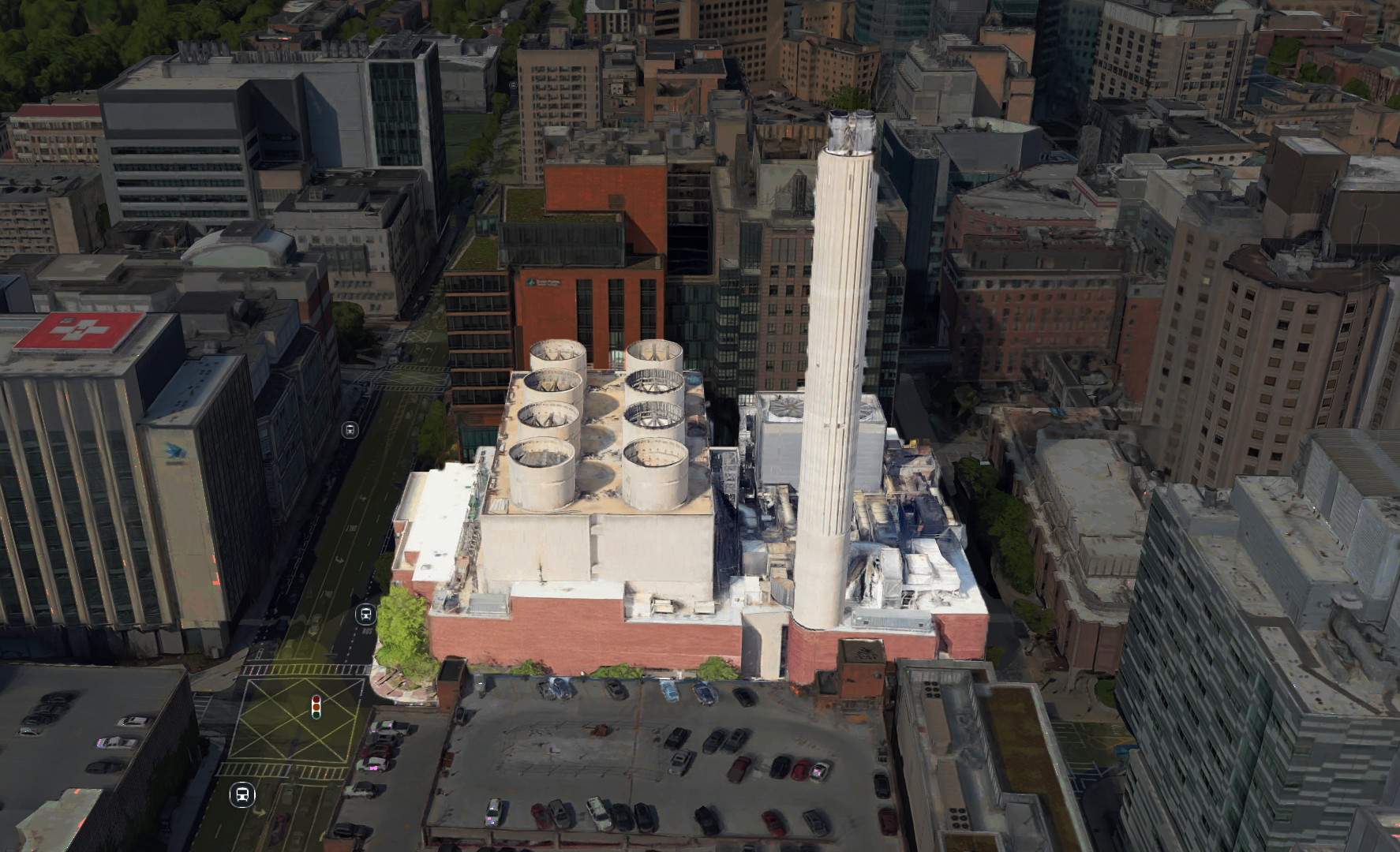 Top view of MATEP building
